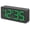 Black-green (Plug-in), variant on Wooden Digital Alarm Clock for Bedroom - Desk Clock for Living Room with Large Numbers, Dimmer, Loud Alarm for Heavy Sleepers with Volume Control, DST, Office Wood Decor (Plug in Clock)