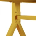 thumbnail image 6 of Rectangular Dining Table with Faux Marble Tempered Glass Top and Golden Metal Legs for Kitchen Dining Room, 6 of 8