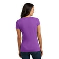 thumbnail image 2 of District Juniors Vintage Wash V Neck Tee-M (Purple Orchid), 2 of 6