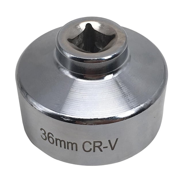 Lve de enchufe de 6 puntos de 32 m trabajo , lve de filtro de aceite de bajo Herramienta de extracción del filtro de aceite de Macarena Llave de tubo métrica de 36 mm