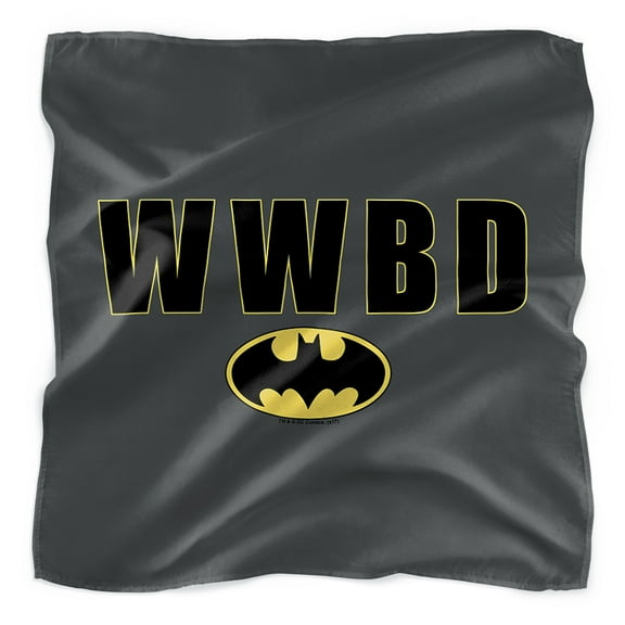 Batman WWBD Logo Bandana (21 in x 21 in)