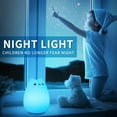 thumbnail image 2 of VONTER LED Night Light for Kids, Cute Cat Shape Lamp Soft Silicone Sensitive Tap Control, Children Night Light Sleep Bedside Lamp for Breastfeeding, Decompression Toy, 2 of 7
