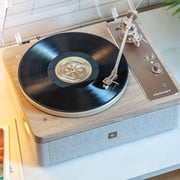 Crosley E100 Record Player with Speakers and Vibration Block Technology