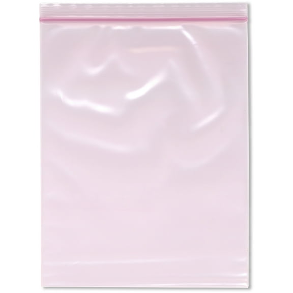 Plymor 8" x 10" (Pack of 100), 4 Mil Heavy Duty Anti-Static Zipper Reclosable Plastic Bags