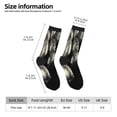 thumbnail image 2 of KLL black Easter eggs Print Cool Socks Men's Women's Crew Socks Funny Crazy Novelty Stockings, 2 of 6