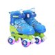 thumbnail image 2 of Yuarrent Juego de 2 patines para niñas de 8 a 12 años, seguros y cómodos, con ruedas de PU. Ropa Deportiva, Zapatos azul Estilo brillo, 2 of 6