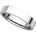 thumbnail image 5 of Platinum 4mm Flat Comfort Fit Band - Size 7.5, 5 of 9