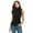 Black, variant on Sleeveless Tops for Women, Womens Sleeveless Solid Slim Fit Turtleneck Tee Shirt Top Blouse Black