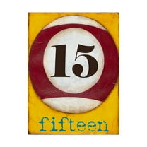 Trademark Fine Art 'Graphic Pool XV' Canvas Art by Jennifer Goldberger