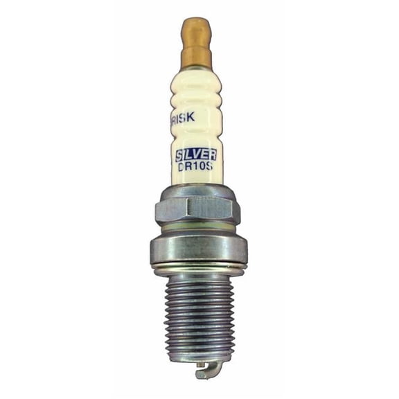 Brisk  Silver Racing Spark Plug with Gasket Seat, 14 mm Thread - 19 mm Reach