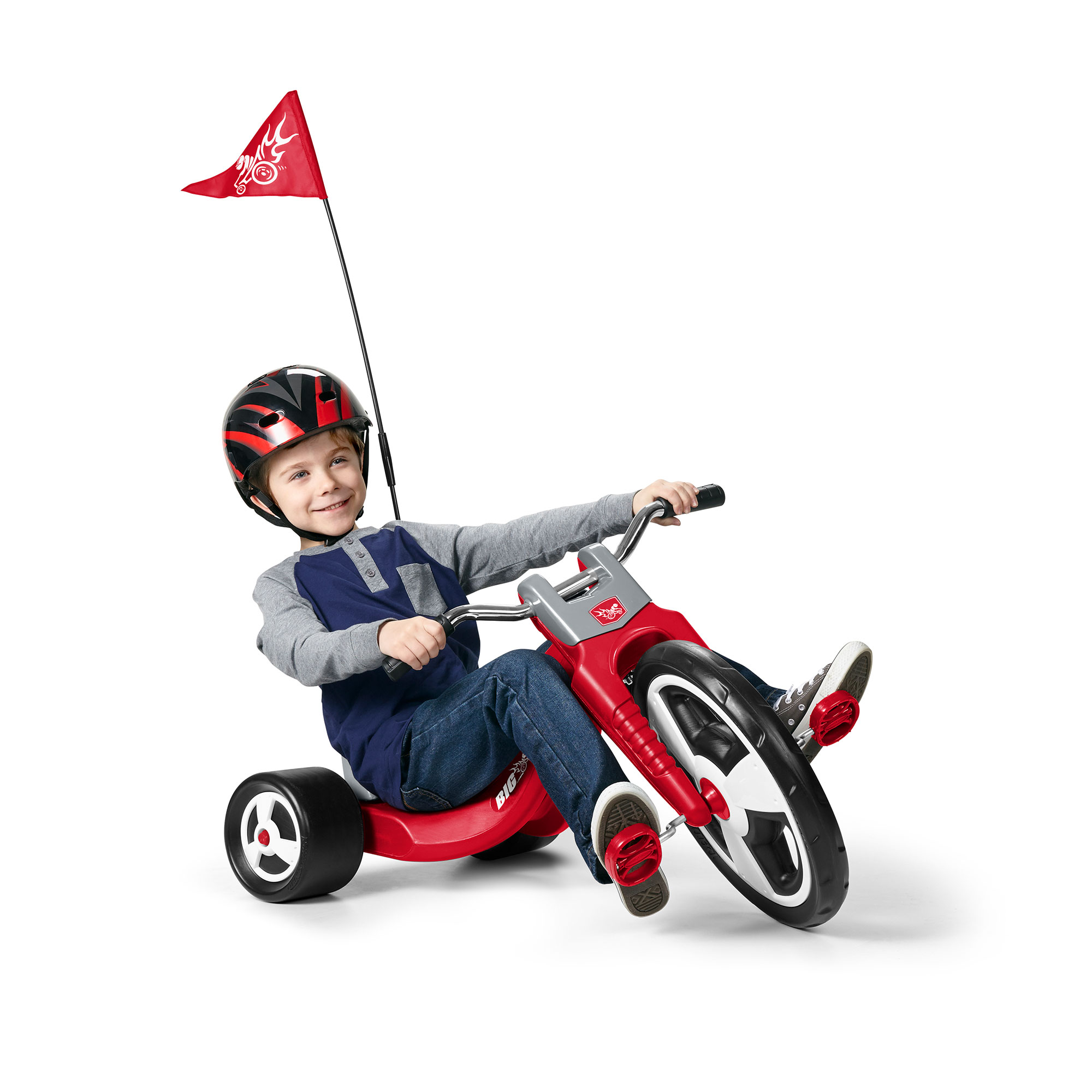 Radio Flyer Big Flyer Sport Tricycle, Red photo 3
