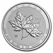 Royal Canadian Mint 2 oz Silver Canadian Maple Leaf Coin (Random Year)