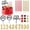 Black Red Gold, variant on 34 Pcs Happy Birthday Cake Toppers Decorations Birthday Candles DIY Cake Decor for Men Women Wedding Anniversary(Gold)