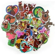 Scooby Doo Themed Set of 35 Assorted Stickers Decal Set