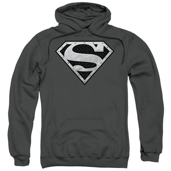 Superman - Super Metallic Shield - Pull-Over Hoodie - Medium