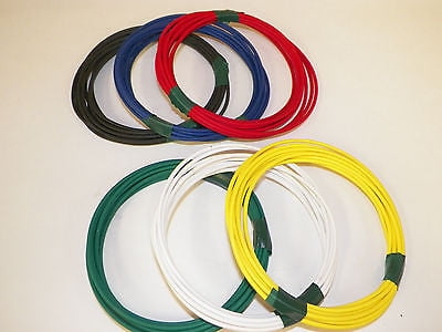 AUTOMOTIVE WIRE 18 AWG HIGH TEMP GXL STRANDED WIRE YELLOW 100 FT ON A SPOOL USA