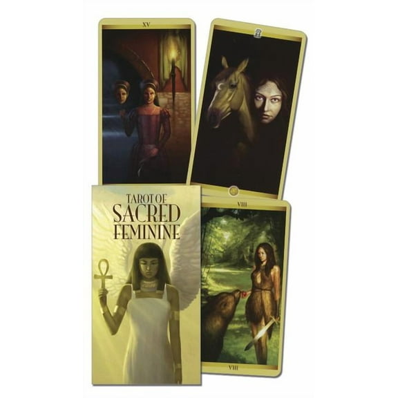Tarot of Sacred Feminine, (Hardcover)