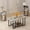 Gray+Black, variant on Cvortll Coffee Table Set of 3, Rectangle Faux Marble Tabletop & 2 Tiered Side Tables, Multi-Level Storage for Living Room(White & Golden)