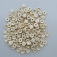 thumbnail image 3 of 100 piezas de plástico Zulema tapas de tornillos plegables presión juego de reemplazo 4.1mm beige, 3 of 8