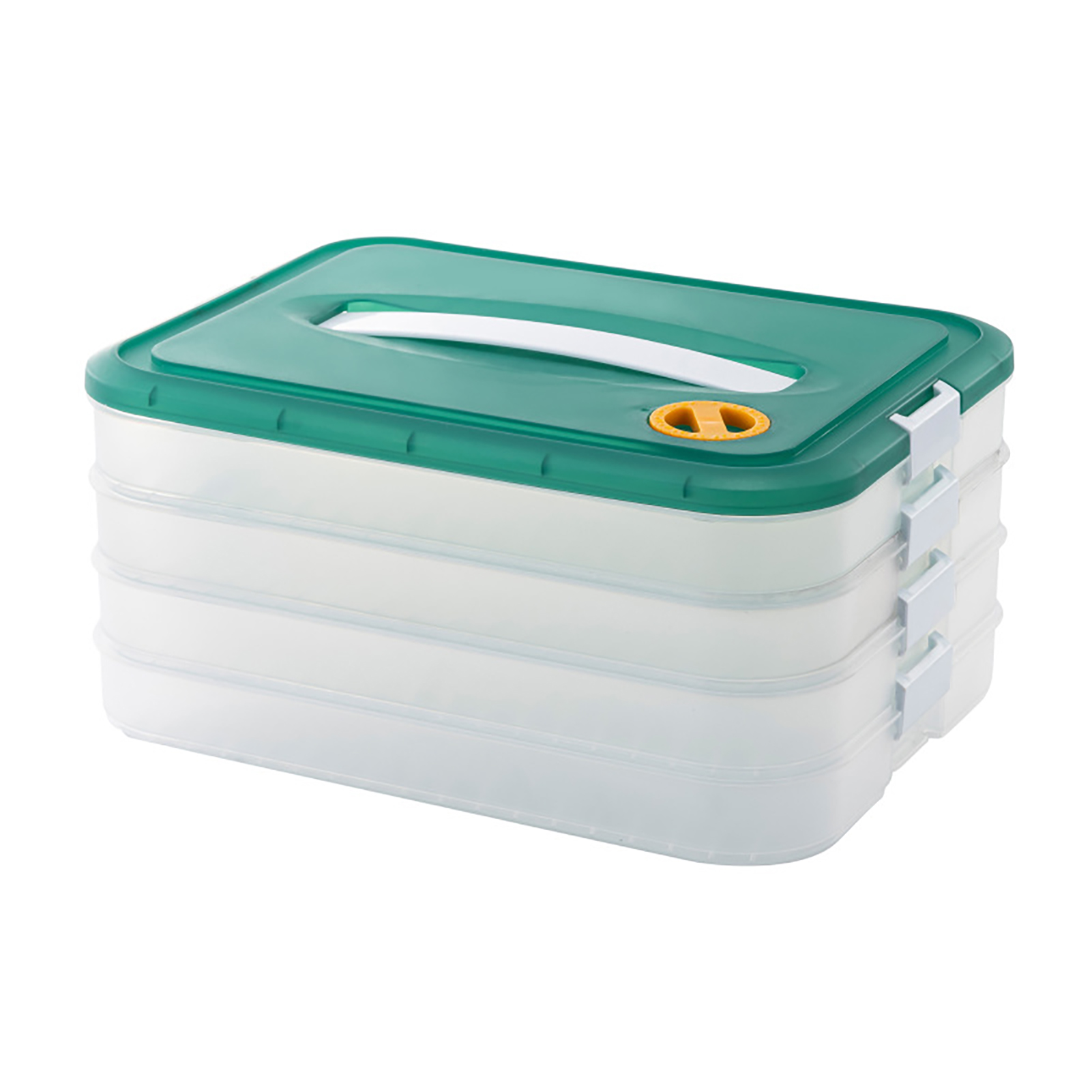 SSBSM Food Storage Box with Date Dial Anti-sticking Texture PP Picnic ...