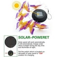 thumbnail image 5 of Garden Wind Chime Solar Power LED Butterfly Lights Hanging Colour Changing Decor, 5 of 10