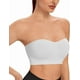 thumbnail image 2 of Sujetador bandeau sin tirantes y sin aros para mujer, sujetador tipo bralette con relleno, sujetador de tubo sin costuras con tirantes transparentes, 2 of 5
