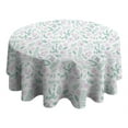 thumbnail image 4 of Wild Botanical Farmhouse Round Table Cloth,Wrinkle Free Table Cover with Polyester,Waterproof Reusable Tablecloths for Weeding Birthday Tea Party Decorations (Round,60x60inch), 4 of 6