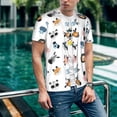 thumbnail image 6 of KLL Cartoon Animals for Men's Baseball Shirts,Short Sleeve Casual Shirts Button Down Shirt for Men Beach Summer Wedding Shirt-4X-Large, 6 of 7