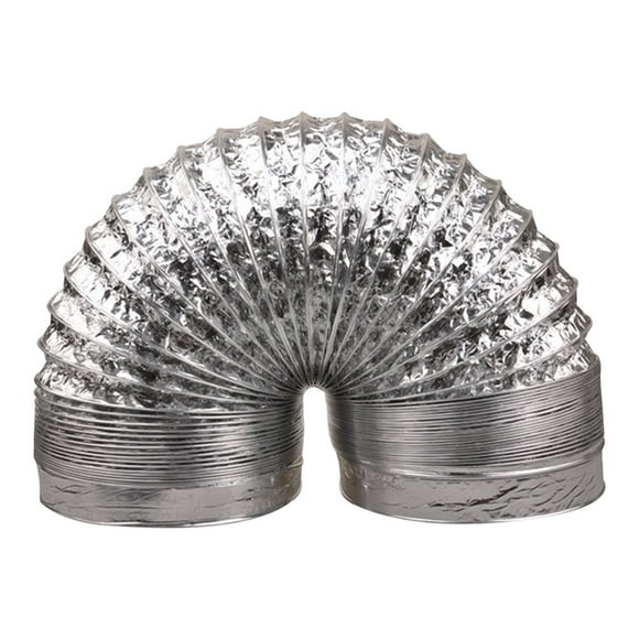 QUTETN 7” 10ft Dryer Vent Hose Aluminum Flexible Ducting for HVAC