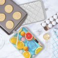 thumbnail image 5 of Lemons Pot Holders Set of 2 Heat Resistant Kitchen Oven Gloves Potholder Cooking Baking Microwave Mitts, 5 of 7
