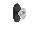thumbnail image 4 of Grandeur Biarritz Crystal Door Knob with Arc Plate, 4 of 6