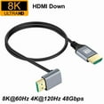 thumbnail image 3 of 0.5M Nylon HD 8K@60Hz 4K@120Hz 48Gbps Ultra HDR V2.1 1080P HDMI Male UP/Left/Right/Down Extension Cable for HDTV PS4 Switch For, 3 of 6