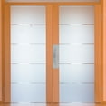 thumbnail image 3 of Miangastore Poignée de Porte en Acier Inoxydable pour Porte-Feu Commerciale, Plaque de Remplacement Taille g, 3 of 8