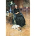 thumbnail image 3 of Carl Larsson 11x14 Black Modern Framed Museum Art Print Titled - Gothilda Furstenberg (1891), 3 of 5