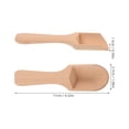 thumbnail image 2 of Masteelf  4pcs Wood Scoop Wooden Tea Scoop Wood Salt and Spice Scoop Mini Spoon Candy Spoon, 2 of 8