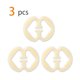 thumbnail image 2 of Sujetador De Hebilla Correa Antideslizante Fija Clips Para Mujer Color De Piel-2 Forma De Calabaza, 2 of 6