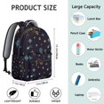 thumbnail image 4 of Celestial Galaxy Students Backpack Outer Space Nebula Cosmic Design, Durable and Adjustable Strap School Bag for Students, 4 of 5