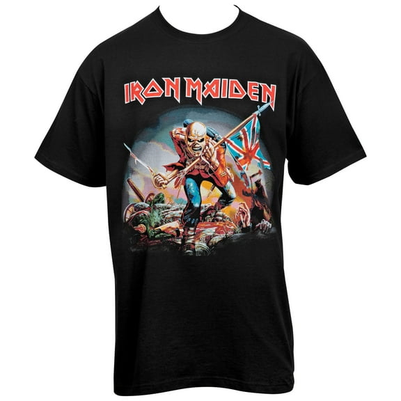 Global Merch GLO-IRM10011-S Iron Maiden The Trooper T-shirt, Black - Small