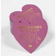 thumbnail image 2 of Inkdotpot Gold Foil Paper Hang Tags Hugs & Kisses From The Wedding Favor Tags 100 Pieces, 2 of 6