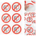 thumbnail image 5 of Self Adhesive Safety Labels Warning Stickers Red for Warning 6Pcs, 5 of 5