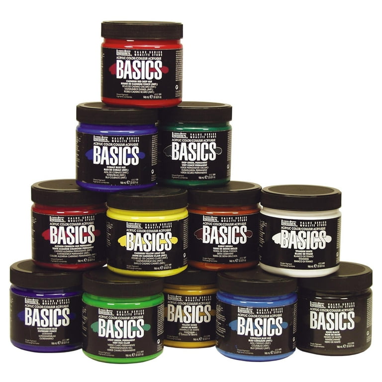 Liquitex BASICS Acrylic Color, 32 oz., Titanium White - Walmart.com
