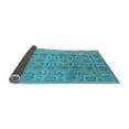 thumbnail image 2 of Ahgly Company Indoor Square Oriental Light Blue Industrial Area Rugs, 6' Square, 2 of 4