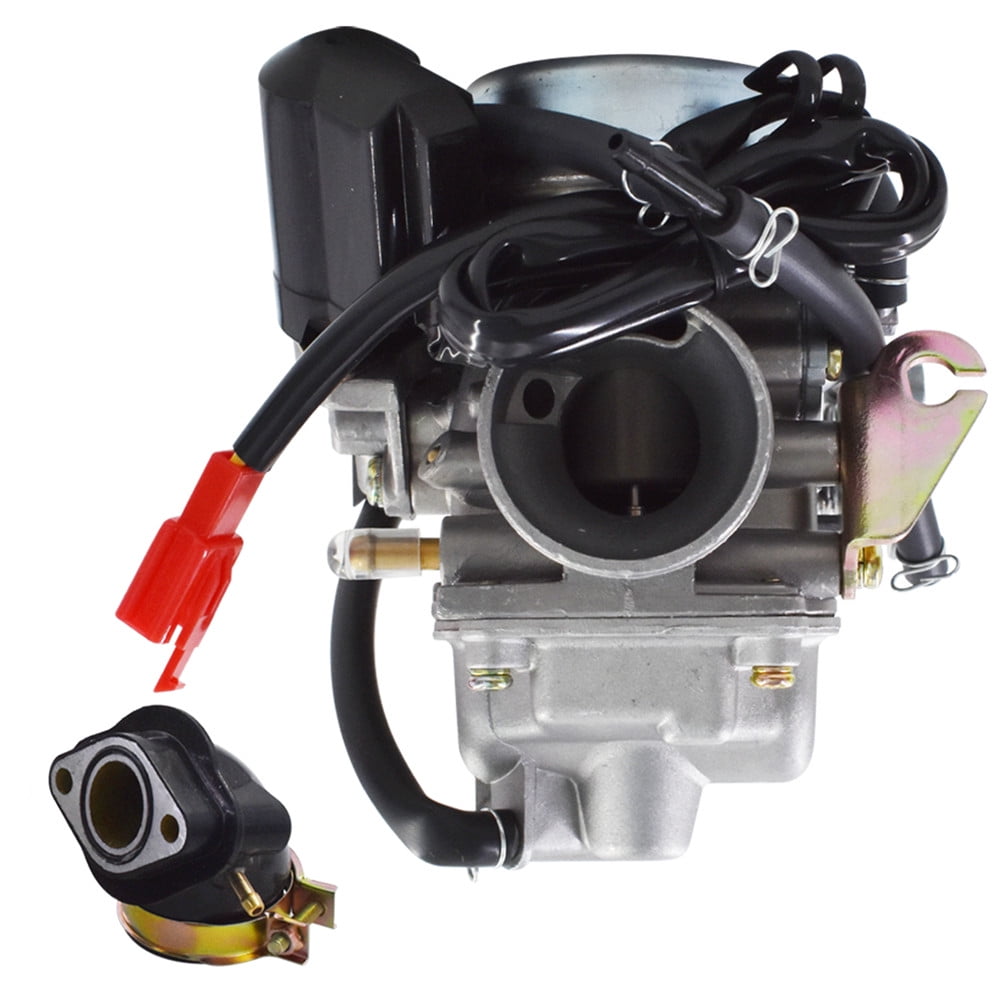 Carburetor & Intake Manifold Fit for GY6 150cc Clone Engine 150cc 24mm