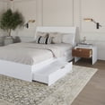 thumbnail image 4 of Nexera Porter 3-Piece Dual Storage Bedroom Set, White, Double, 4 of 6