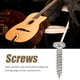 thumbnail image 2 of Clavijas de afinación de guitarra, 50 piezas de tornillos de montaje cromados, clavijas de afinación de guitarra, rendimiento sólido, 2 of 9