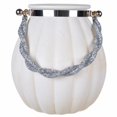 thumbnail image 1 of Benzara BM145669 Vase Blanc Givré à Ventre, 1 of 1