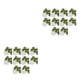 thumbnail image 3 of Injueey 10pack/lot flores artificiales blancas 2Conjunto, 3 of 6