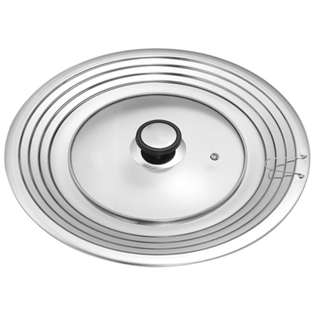 NUOLUX Glass Pot Lid Thickened Handle Visual Pot Cover Kitchen Fry Pan