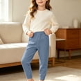 thumbnail image 7 of Maean Little Girls Thermal Leggings Toddler Kids Fall Winter Warm Comfy Bottoms Soft Stretchy Legging, 7 of 7