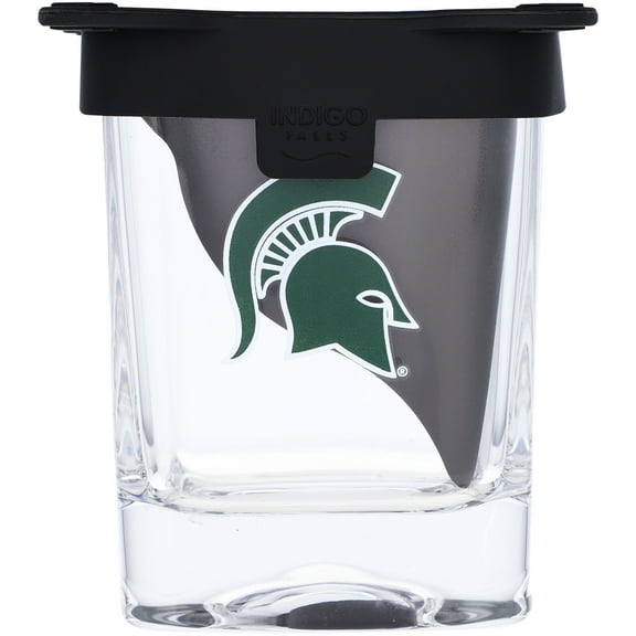 Michigan State Spartans 10oz. Ice Wedge Glass